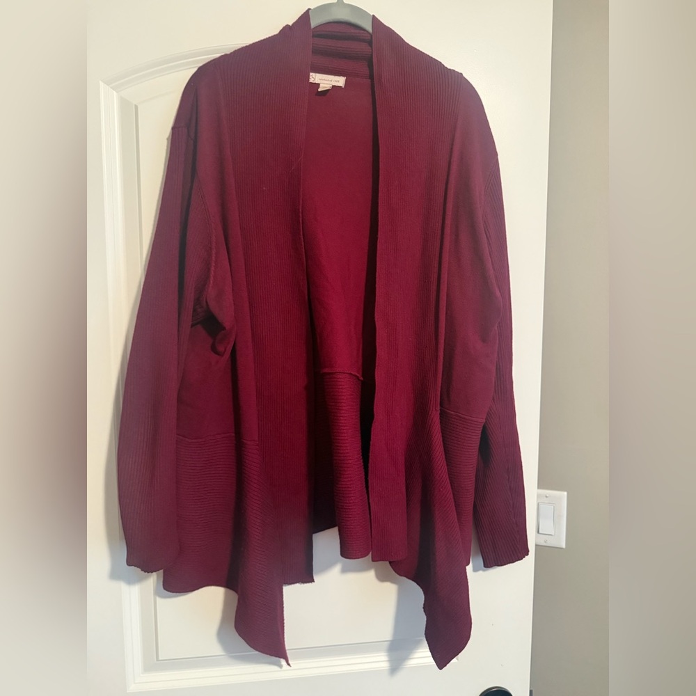Elegant Burgundy Women's Sweater